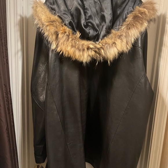 Leather coat big and talll - Picture 5 of 11